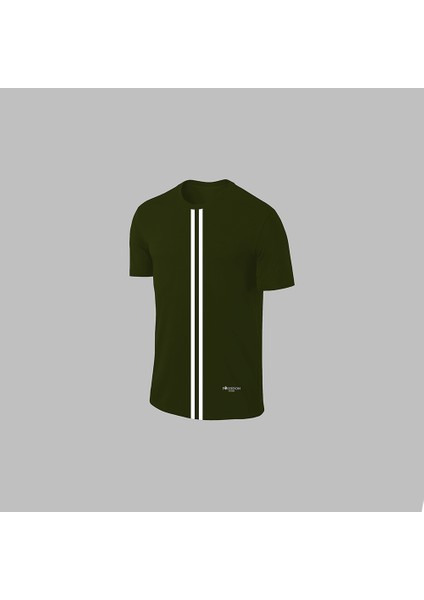 Yeni Seri Büyük Beden Erkek Haki Dri Kumaş Yürüyüş ve Koşu Için Konforlu Cepli Sıfır Yaka Tişört Şort Ikili Alt Üst Seti 4XL-10XL