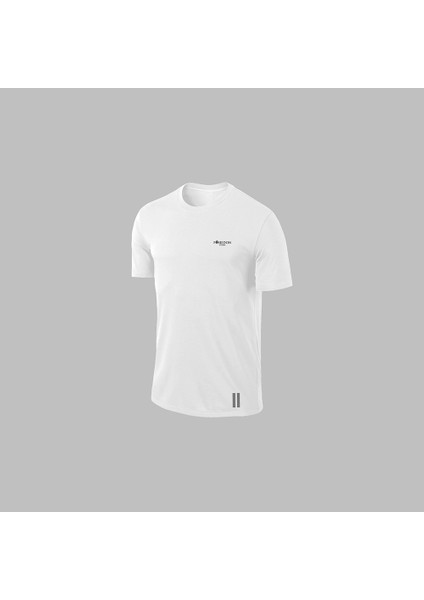 Yeni Seri Büyük Beden Erkek Beyaz Dri-Fit Kumaş Sıfır Yaka Kısa Kol Tişört Şort Alt Üst Takım 4XL-10XL
