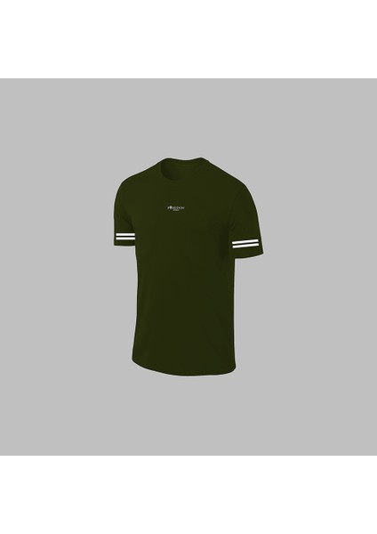 Yeni Seri Büyük Beden Erkek Haki Dri-Fit Kumaş Yürüyüş ve Koşu Için Konforlu Cepli Sıfır Yaka Tişört Şort Ikili Alt Üst Seti 4XL-10XL fiyatları
