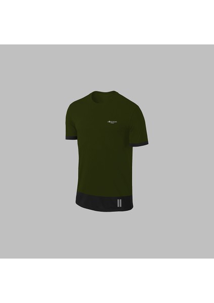 Erkek Haki Dri-Fit Kumaş Bisiklet Yaka Kısa Kol Günlük Rahat Tişört Şort Alt Üst Sporcu Takım S-3xl fiyatları