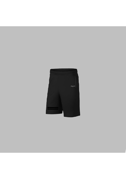 Erkek Sarı Dri-Fit Kumaş Cepli Baskısız Konforlu Tişört Şort Alt Üst Ikili Takım Seti S-3xl