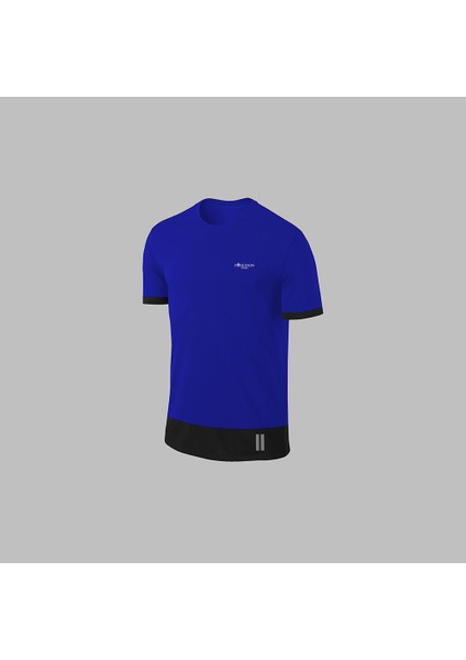 Erkek Mavi Dri-Fit Kumaş Spor Için Konforlu Cepli Bisiklet Yaka Tişört Şort Alt Üst Takım S-3xl fiyatları