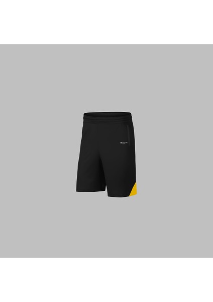 Erkek Siyah Dri-Fit Kumaş Cepli Baskısız Sıfır Yaka Kısa Kol Alt Üst Takım Tişört Şort Seti S-3xl modelleri