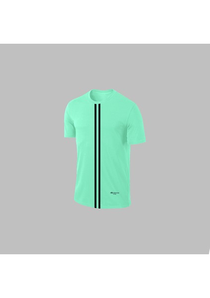 Yeni Seri Büyük Beden Erkek Su Yeşili Dri-Fit Kumaş Düz Kısa Kol Konforlu Tişört Şort Alt Üst Ikili Takım Seti 4XL-10XL
