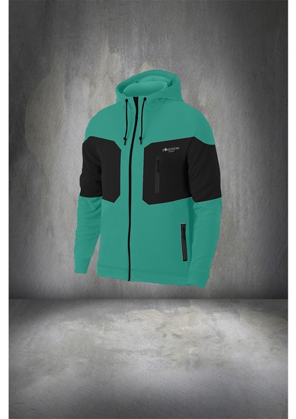 Büyük Beden Erkek Haki Supra Penye Kumaş Rahat Kapüşonlu Eşofman Seti (4xl- 10XL) fiyatları