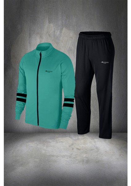 Büyük Beden Erkek Haki Supra Penye Kumaş Yürüyüş Takımı (4xl- 10XL)