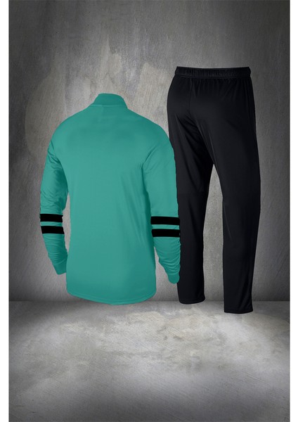 Büyük Beden Erkek Haki Supra Penye Kumaş Yürüyüş Takımı (4xl- 10XL)