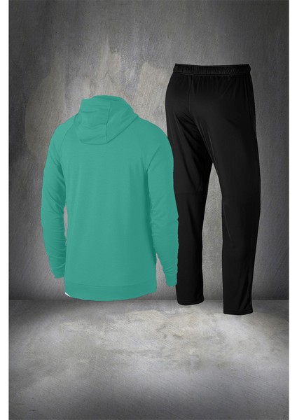 Büyük Beden Erkek Kırmızı Supra Penye Kumaş Kapüşonlu Yürüyüş ve Koşu Seti (4xl- 10XL) fırsatları