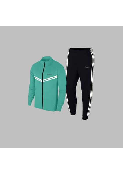 Yeni Seri Büyük Beden Erkek Mor Supra Penye Kumaş Rahat Fermuarlı Kapüşonlu Eşofman Alt Üst Set 4-10XL