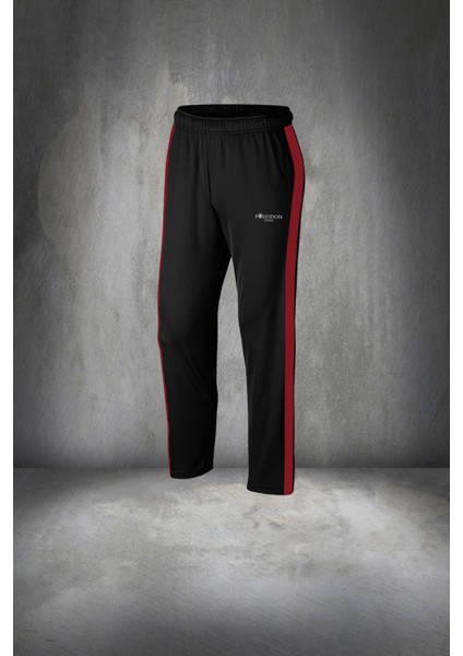 Erkek Siyah Supra Penye Kumaş Önü Cep Detaylı Eşofman Takımı (S-3xl) modelleri