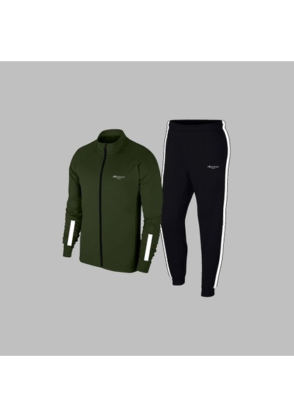 Yeni Seri Erkek Mavi Supra Penye Kumaş Rahat Kapüşonlu Yürüyüş Takımı (S-3xl)