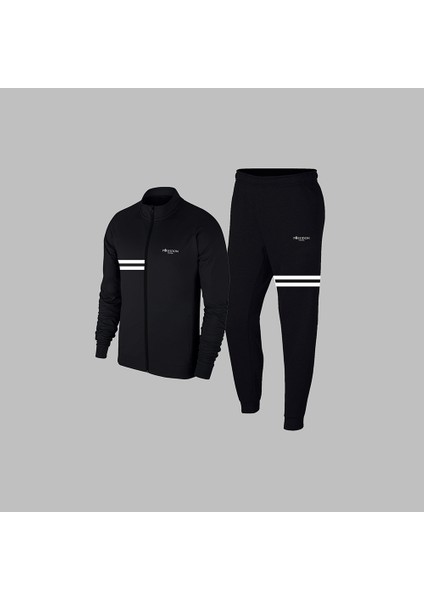 Yeni Seri Erkek Su Yeşili Supra Penye Kumaş Cepli Rahat Iki Parça Eşofman Takımı Seti S-3xl