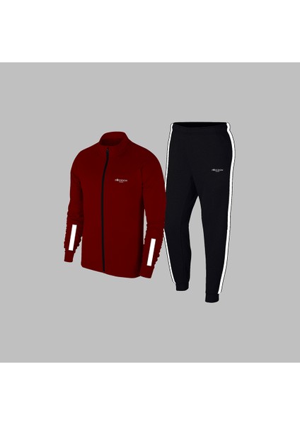 Yeni Seri Erkek Mavi Supra Penye Kumaş Rahat Kapüşonlu Yürüyüş Takımı (S-3xl)