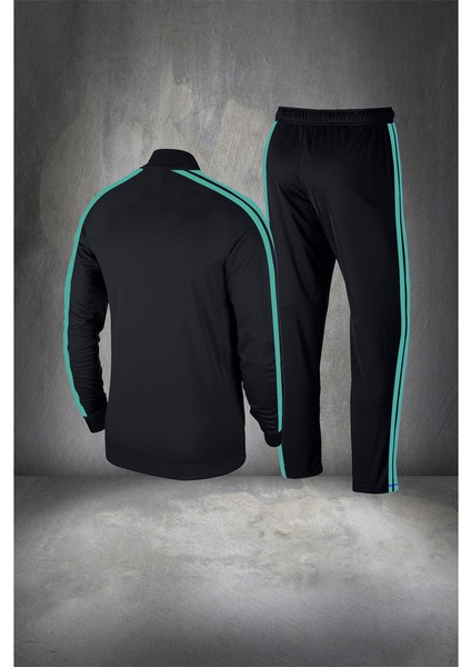 Büyük Beden Erkek Siyah Supra Penye Kumaş Rahat Konforlu Kesim Eşofman Takımı Seti 4-10XL fırsatları