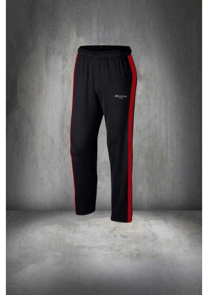 Erkek Siyah Supra Penye Kumaş Rahat Eşofman Takımı (S-3xl) modelleri