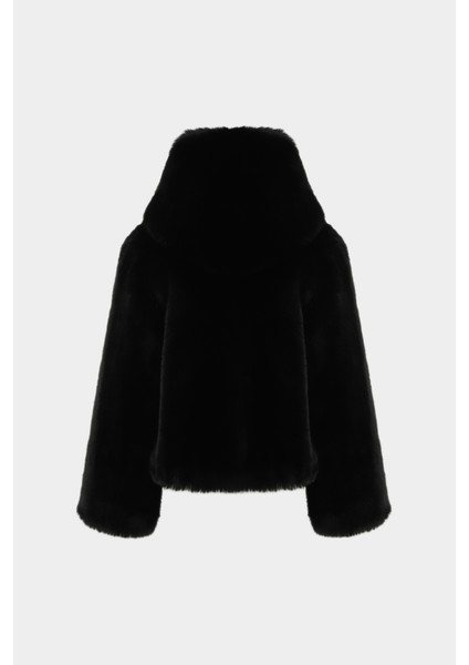 Premium Neptün Kapüşonlu Suni Kürk Kadın Mont fiyatları