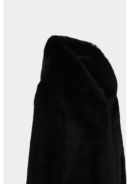 Premium Neptün Kapüşonlu Suni Kürk Kadın Mont modelleri