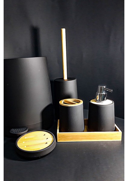 5'li Bambu Banyo Seti