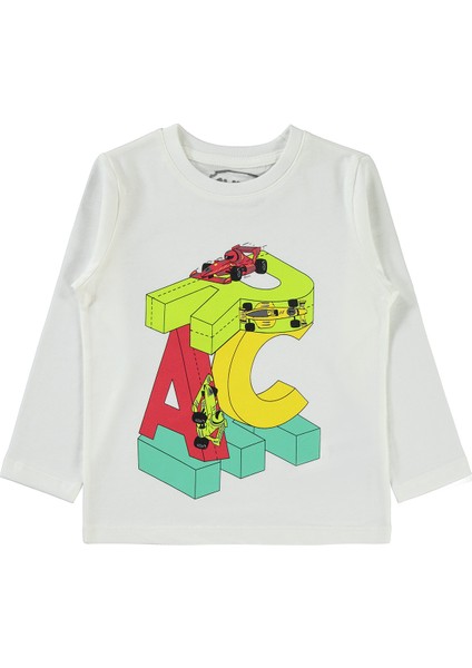 Civil Boysl Erkek Çocuk Sweatshirt 2-5 Yaş Ekru