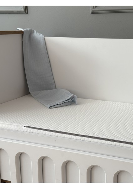 Lora Sünger Bebek Yatağı 60 X120 cm Beyaz