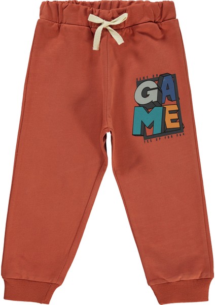 Erkek Çocuk Eşofman Altı 2-5 Yaş Koyu Bakır