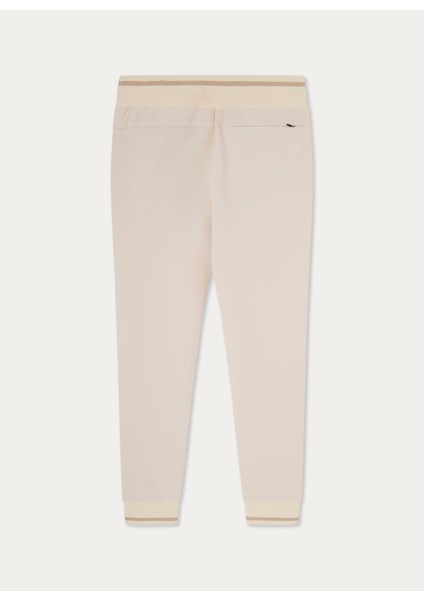 Normal Bel Slim Fit Bej Erkek Eşofman Altı HM581209
