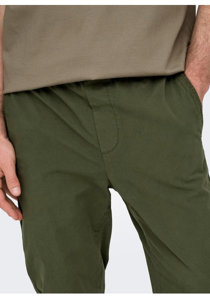 Yüksek Bel Normal Haki Erkek Chino Pantolon Onslınus Taper 0183 Pant Noos fiyatları