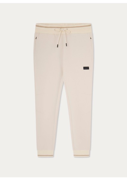 Normal Bel Slim Fit Bej Erkek Eşofman Altı HM581209