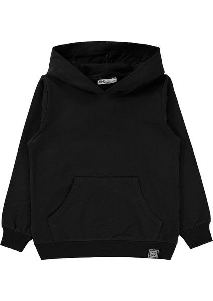 Erkek Çocuk Sweatshirt 6-9 Yaş Siyah