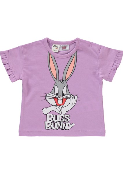 Bugs Bunny Kız Bebek Takım 6-18 Ay Lila