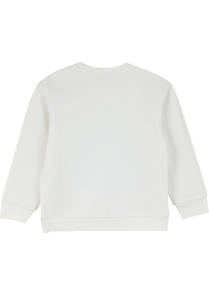 Baskılı Erkek Kırık Beyaz Sweatshırt D4WB-SWT3081 fiyatları