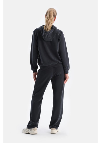 Lacivert Bol Paça Nervürlü Basıc Modal Pantolon fiyatları