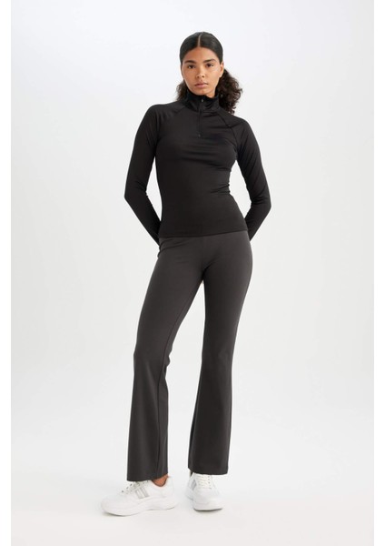 Fit Flare Fit Eşofman Altı İspanyol Paça Standart Boy Basic Düz B3988AX24AU