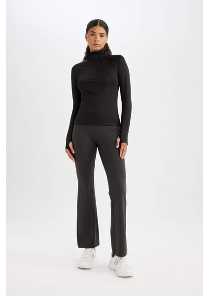Fit Flare Fit Eşofman Altı İspanyol Paça Standart Boy Basic Düz B3988AX24AU