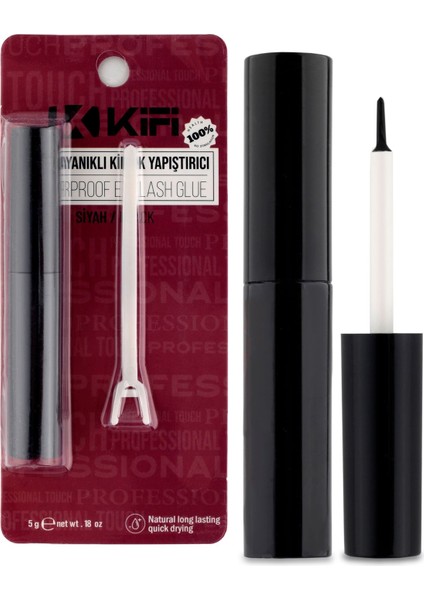 Fırçalı Siyah Takma Kirpik Yapıştırıcısı 5 gr