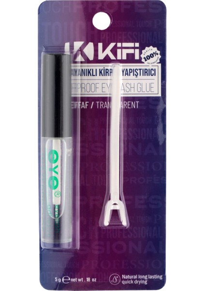 Fırçalı Şeffaf Takma Kirpik Yapıştırıcısı 5 gr