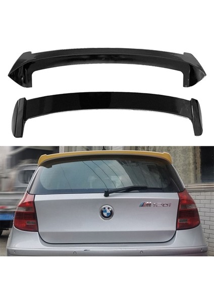 Bmw E87 E81 Spoiler, Parlak Siyah Abs 2004 2011 Uyumlu
