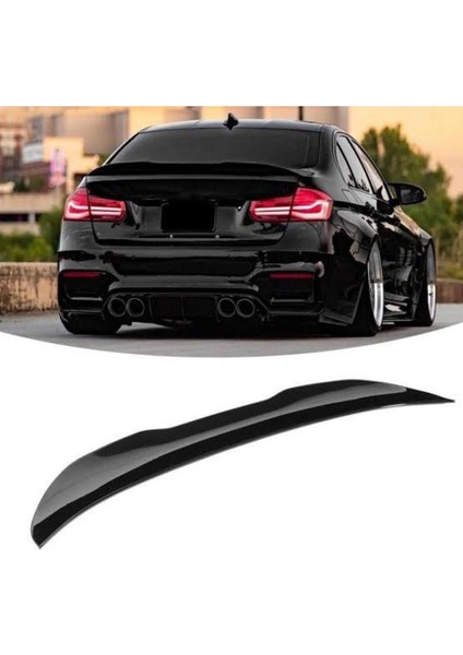 Bmw F30 Psm Spoiler Piano Black Ithal Bagaj Spoiler 2012-2017