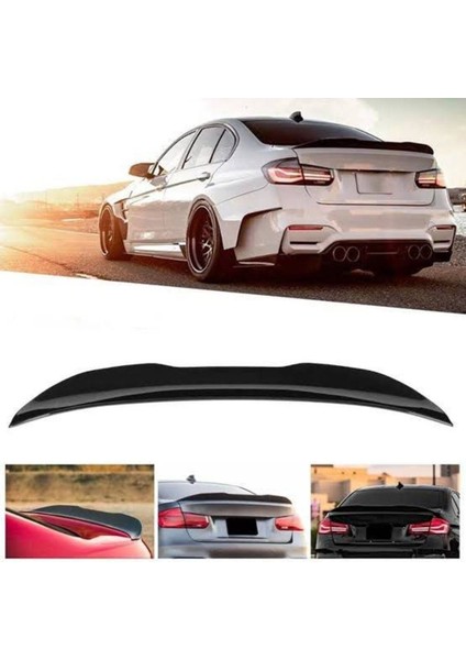 Bmw F30 Psm Spoiler Piano Black Ithal Bagaj Spoiler 2012-2017 modelleri