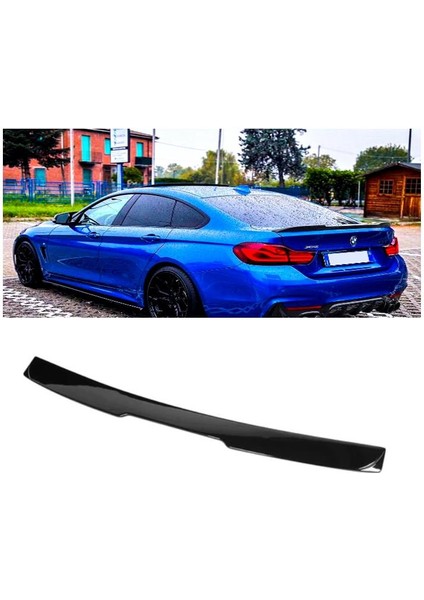 Bmw F36 M4 Cam Üstü Pianoblack Spoiler
