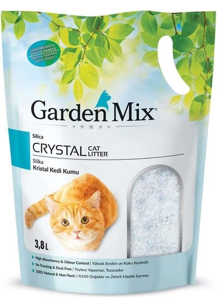 Garden Mix Crystal Kristal Kedi Kumu 3.8 Lt.