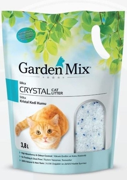 Garden Mix Crystal Kristal Kedi Kumu 3.8 Lt. fiyatları