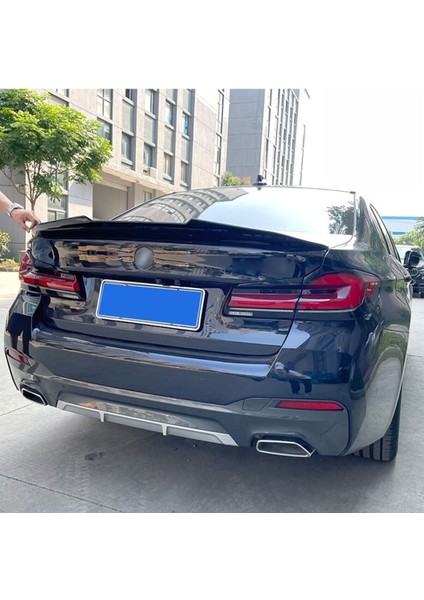 Bmw 5 Serisi Uyumlu G30 Psm Spoiler, Piano Black Ithal 2018-2022 Uyumlu modelleri