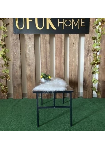 Ufuk Home Linda 2+1+1 Sehpalı Koltuk Takımı, Balkon Mobilyası, Oturma Odası Mobilyaları, Metal Kanepe Takımı, Mutfak Koltuk Takımı