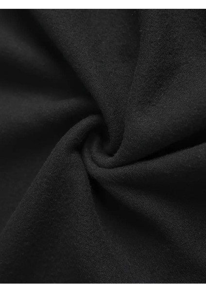 Kadın Fermuarlı Oversize Kapşonlu Crop Hırka