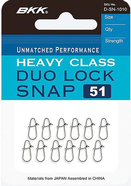 Duolock Snap-51 Maket Balık Klipsi