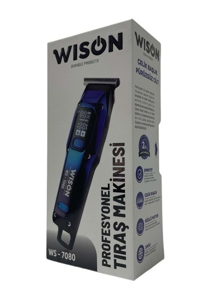 WS-7080 Profesyonel Saç Sakal Tıraş Makinesi