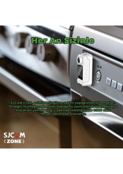 C300 4K UHD 2160P Çift Ekranlı Ultra Batarya 2800MAH + 1000MAH Wifi 20MP 154° Ince Tasarım H.265 30 Metre Su Geçirmez Kılıflı Geniş Açılı Mini Aksiyon Kamerası Beyaz indirimleri