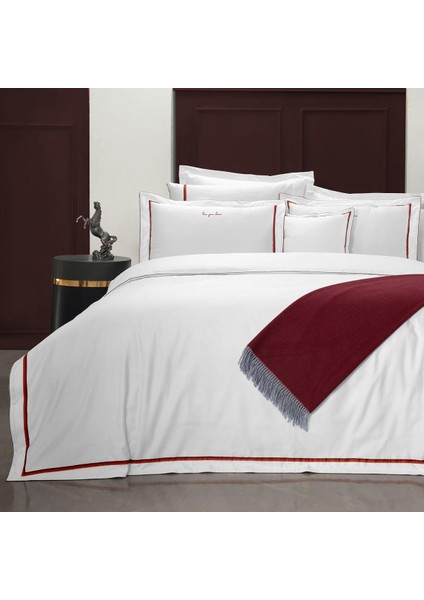 Odeo Saten Nevresim Takımı King Size , .beyaz