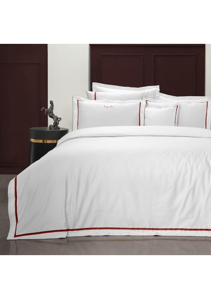 Odeo Saten Nevresim Takımı King Size , .beyaz